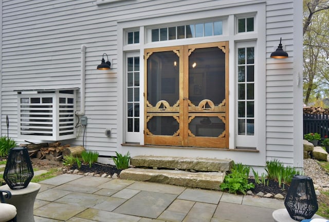 131 N St, Bath, ME 04530 - view of exterior entry featuring a patio area