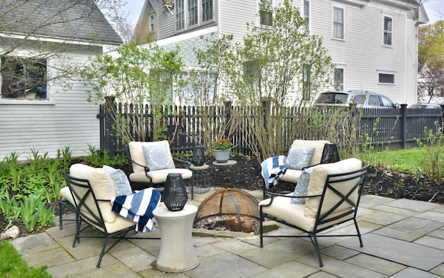 131 N St, Bath, ME 04530 - view of patio / terrace with fence