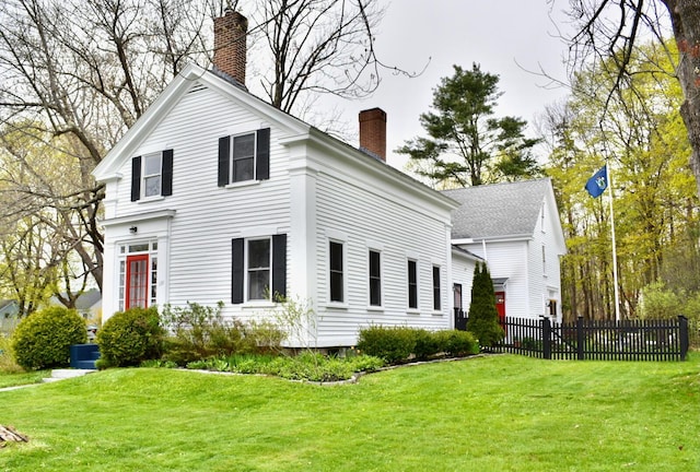 131 N St, Bath, ME 04530 - view of front of property featuring a chimney