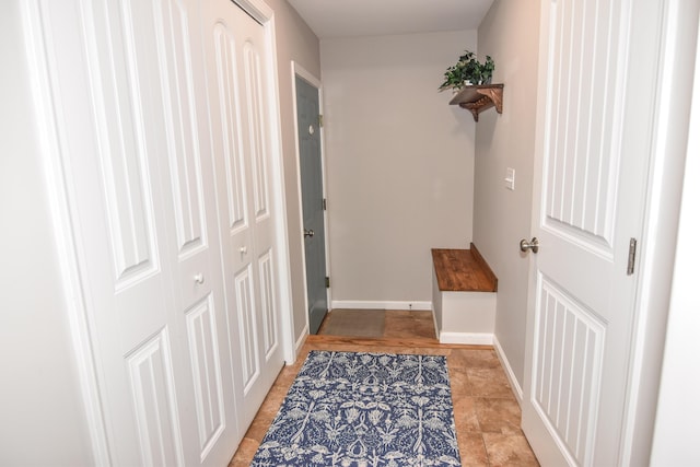 428 E Main St, Yarmouth, ME 04096 - hallway featuring baseboards