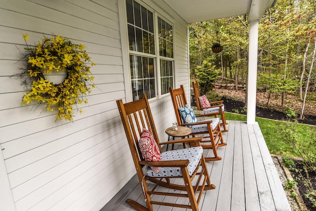 428 E Main St, Yarmouth, ME 04096 - view of wooden porch