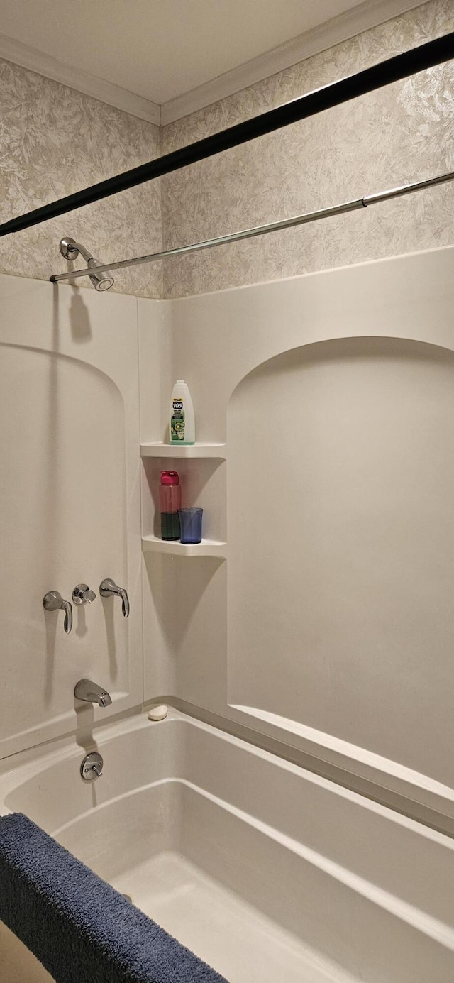 645 Kennebec St, Rumford, ME 04276 - full bathroom featuring shower / washtub combination
