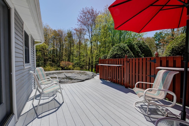 9 Ridge Rd, Westbrook, ME 04092 - view of deck