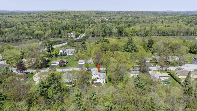 9 Ridge Rd, Westbrook, ME 04092 - aerial view of property's location featuring a heavily wooded area