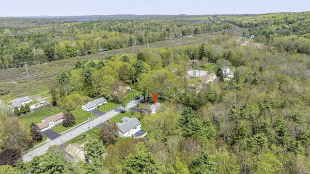 9 Ridge Rd, Westbrook, ME 04092 - aerial view of property's location featuring a forest
