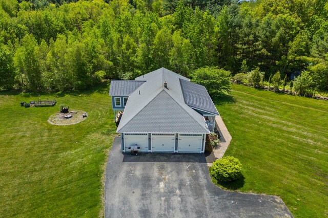 29 Gabriels Way, Turner, ME 04282 - view from above of property featuring a heavily wooded area