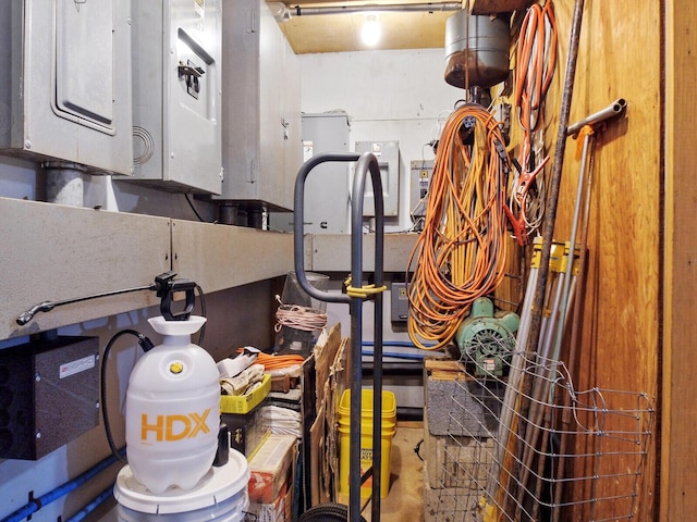 16 Davis Point Rd, Wayne, ME 04284 - storage room with electric panel