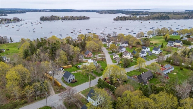127 Harbor Rd, Friendship, ME 04547 - aerial view of property's location with a nearby body of water and nearby suburban area