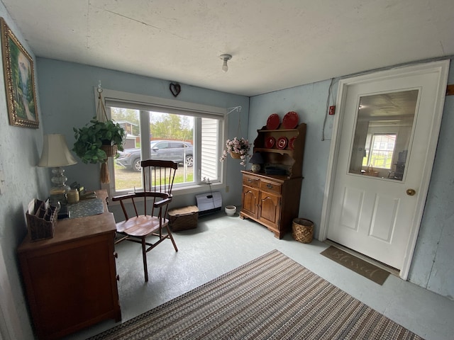 view of living area