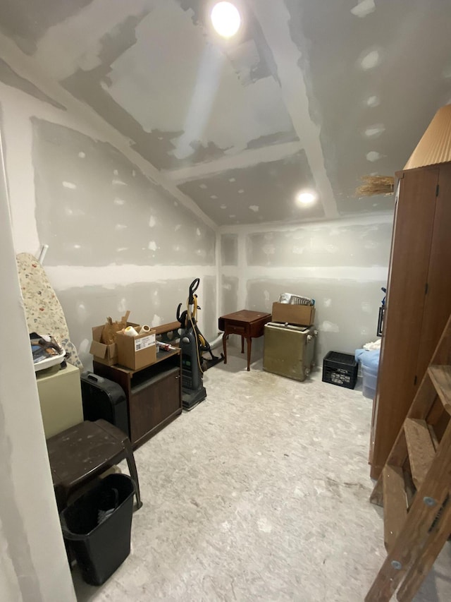 view of bonus room