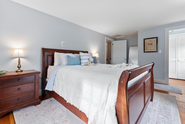 70 Summer St, Kennebunk, ME 04043 - bedroom with light wood-style floors and baseboards