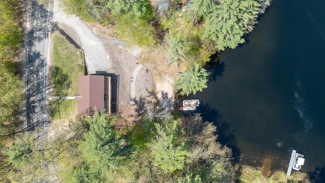 347 Brownfield Rd, Porter, ME 04068 - aerial view of property and surrounding area with a nearby body of water