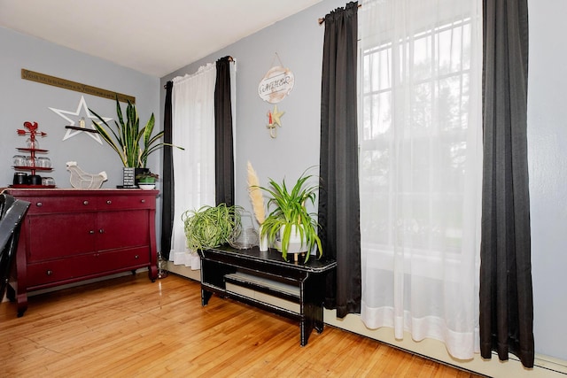 22 Pleasant St, Phillips, ME 04966 - sitting room featuring light wood-type flooring