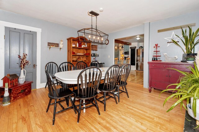 22 Pleasant St, Phillips, ME 04966 - dining room with light wood finished floors