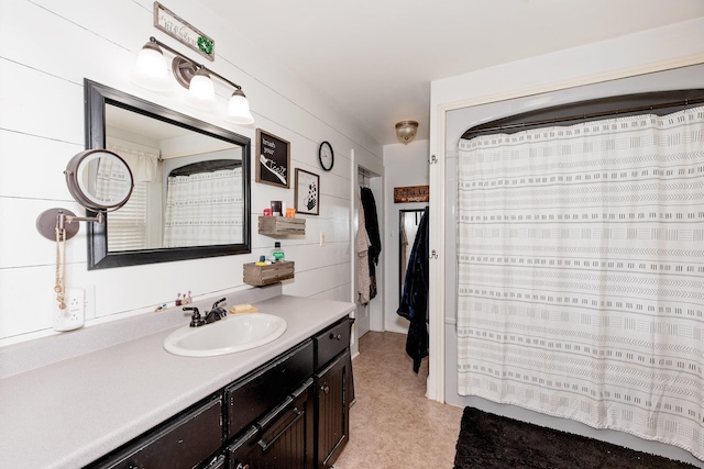 22 Pleasant St, Phillips, ME 04966 - full bath with vanity and a shower with curtain