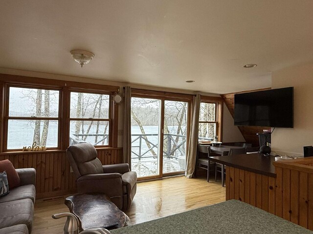 102 Hills Pt, Union, ME 04862 - living area with light wood-style floors