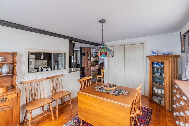 dining room featuring hardwood / wood-style floors