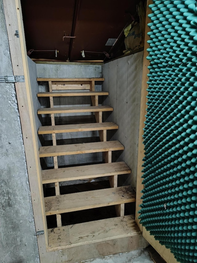 view of stairs