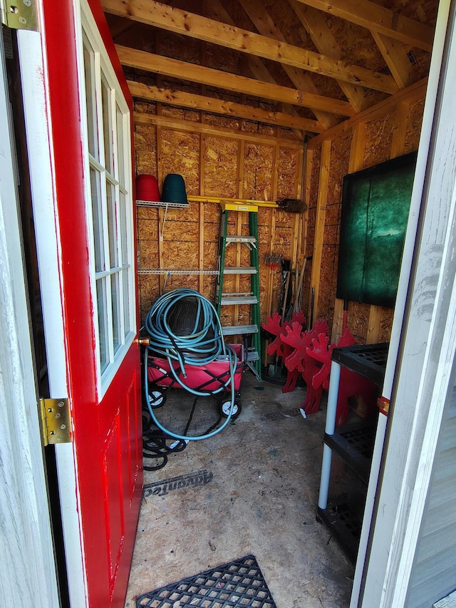 view of storage