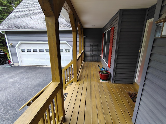 100 Weber Ln, Calais, ME 04619 - deck with a garage