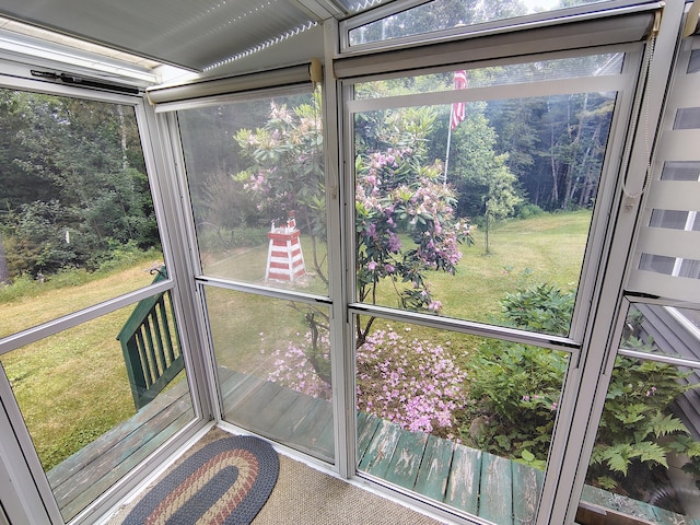 100 Weber Ln, Calais, ME 04619 - view of unfurnished sunroom