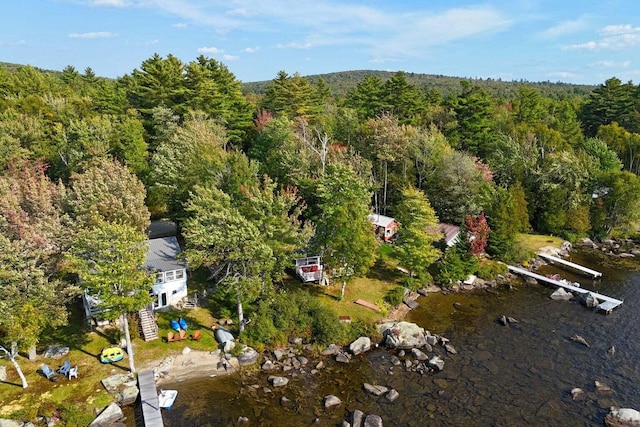 567 Phinney Farm Rd, Lincoln, ME 04457 - aerial view of property and surrounding area with a heavily wooded area