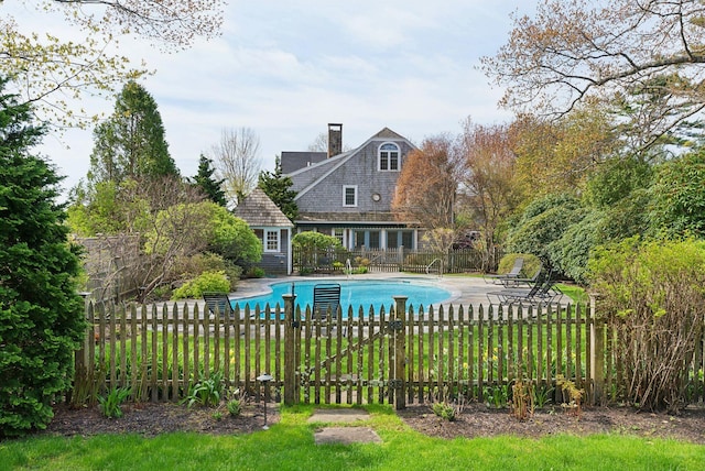 7 Clubhouse Dr, Kennebunk, ME 04043 - view of swimming pool featuring fence and a patio