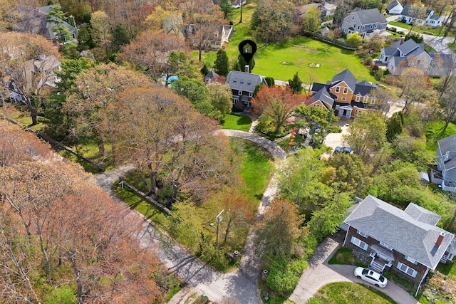 7 Clubhouse Dr, Kennebunk, ME 04043 - aerial overview of property's location with nearby suburban area