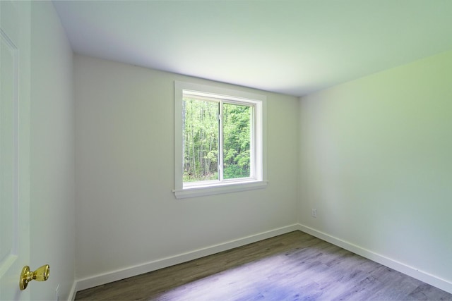 204 Weymouth Rd, Morrill, ME 04952 - unfurnished room with wood finished floors and baseboards