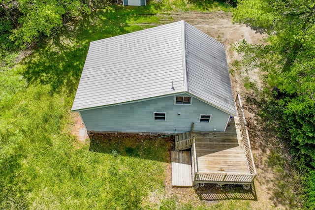 204 Weymouth Rd, Morrill, ME 04952 - view from above of property