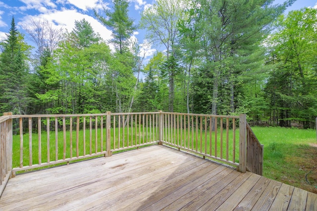 204 Weymouth Rd, Morrill, ME 04952 - deck featuring a yard