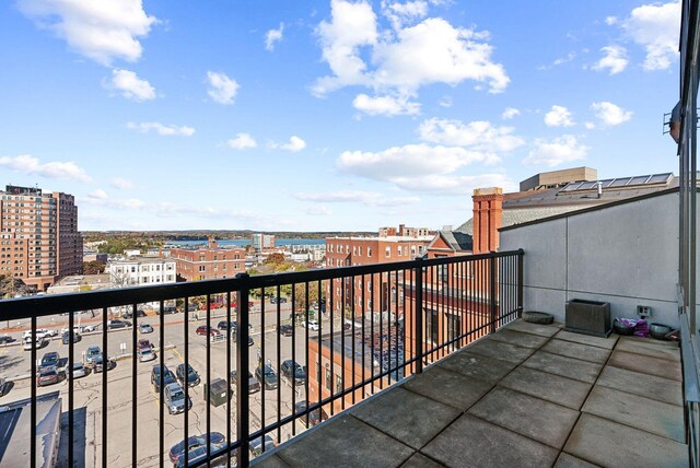 547 Congress St Unit 6, Portland, ME 04101 - balcony featuring a city view