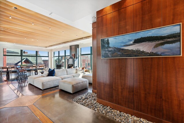 547 Congress St Unit 6, Portland, ME 04101 - living room featuring expansive windows