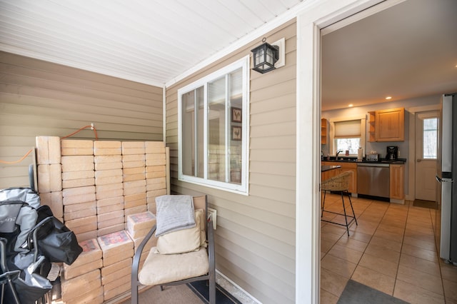 626 Wiscasset Rd, Pittston, ME 04345 - porch with a sink