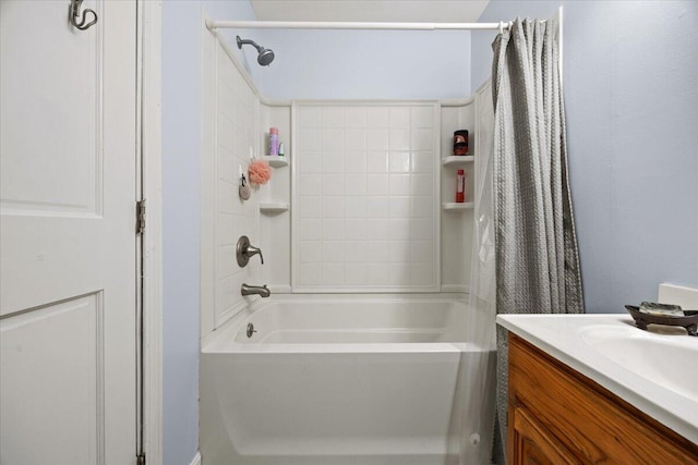 18 Ocean St Unit 72, South Portland, ME 04106 - bathroom with shower / bath combination with curtain and vanity