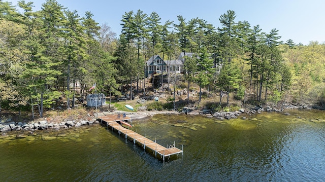 dock with a water view