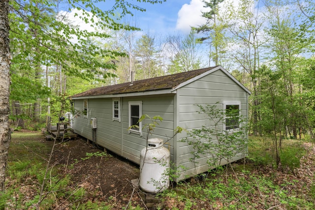 23 Woodland Rd, Winthrop, ME 04364 - view of home's exterior with an outdoor structure