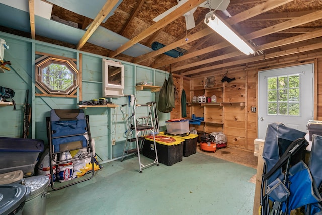 23 Woodland Rd, Winthrop, ME 04364 - misc room with concrete floors