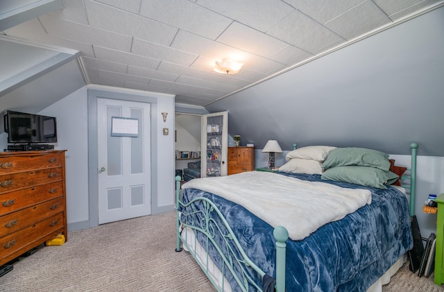 1 High St, Hallowell, ME 04347 - bedroom with carpet floors and vaulted ceiling