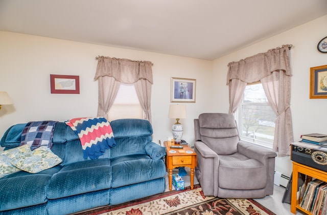 1 High St, Hallowell, ME 04347 - living area with a baseboard heating unit