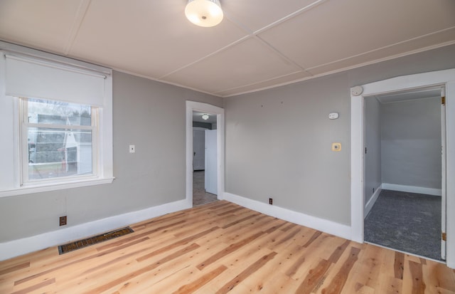 1 High St, Hallowell, ME 04347 - empty room featuring baseboards and wood finished floors