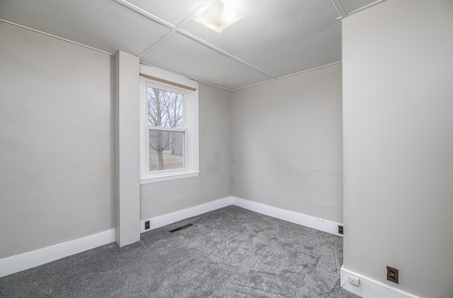 1 High St, Hallowell, ME 04347 - spare room featuring carpet and baseboards