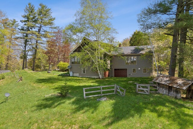 248 Morse Rd, Norway, ME 04268 - view of yard with a garage