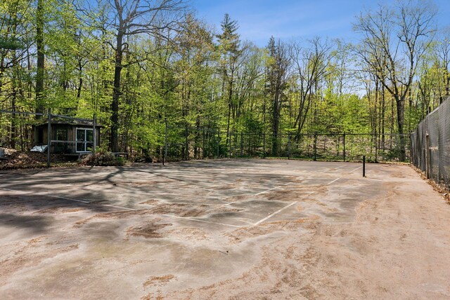 248 Morse Rd, Norway, ME 04268 - exterior space with fence and a wooded view