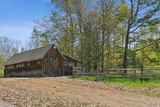248 Morse Rd, Norway, ME 04268 - view of outbuilding with fence
