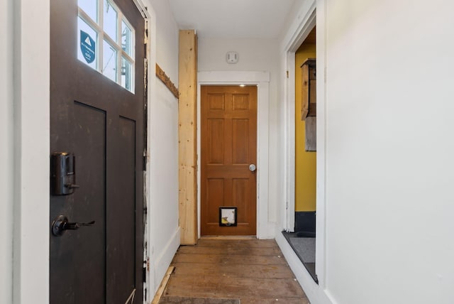 692 S St, Biddeford, ME 04005 - hallway with hardwood / wood-style flooring