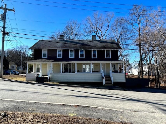 30 Patterson St, Augusta, ME 04330 - view of front of house featuring covered porch