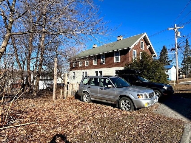 30 Patterson St, Augusta, ME 04330 - view of front of home featuring a chimney