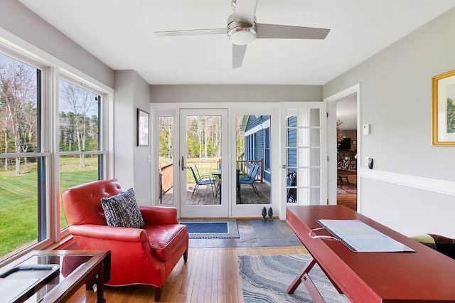 45AND57 Southgate Rd, Kennebunk, ME 04043 - sunroom featuring french doors