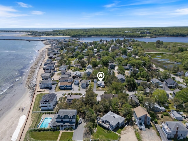 19 Fairhaven Ave, Saco, ME 04072 - aerial perspective of suburban area with a nearby body of water
